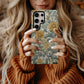 Golden Garden Phone Case – Vintage Botanical Floral Protective Case