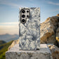 Monochrome Bloom Phone Case – Elegant Black & White Floral Protective Case