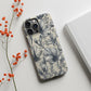 Monochrome Bloom Phone Case – Elegant Black & White Floral Protective Case