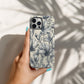 Monochrome Bloom Phone Case – Elegant Black & White Floral Protective Case
