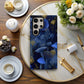 Starlit Forest Phone Case – Midnight Blue Botanical & Mushroom