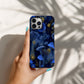 Starlit Forest Phone Case – Midnight Blue Botanical & Mushroom