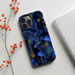 Starlit Forest Phone Case – Midnight Blue Botanical & Mushroom