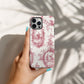 Toile de Rose Phone Case – Vintage Equestrian Floral Protective Case