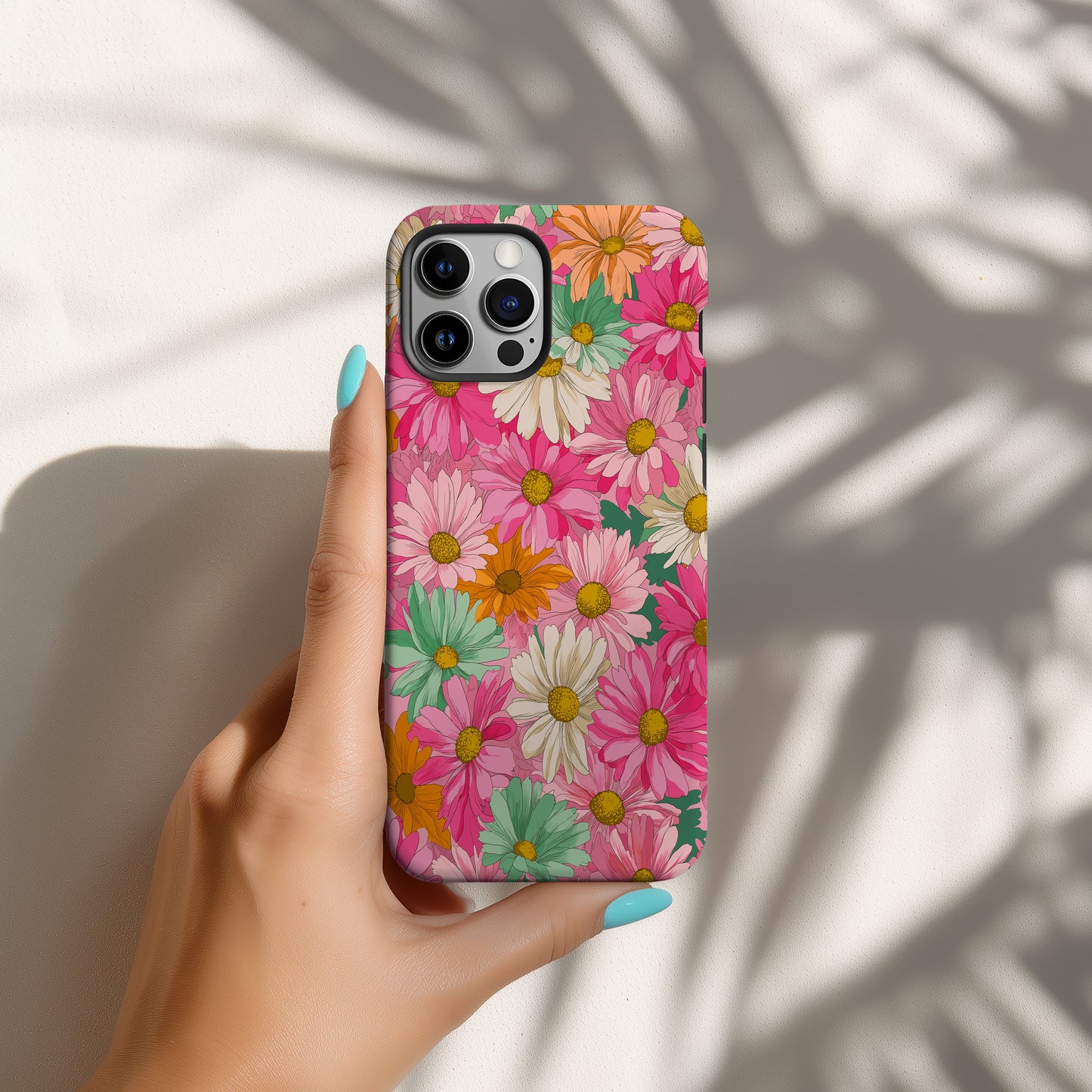 Spring Fling Daisy Phone Case – Bright Floral Protective Case