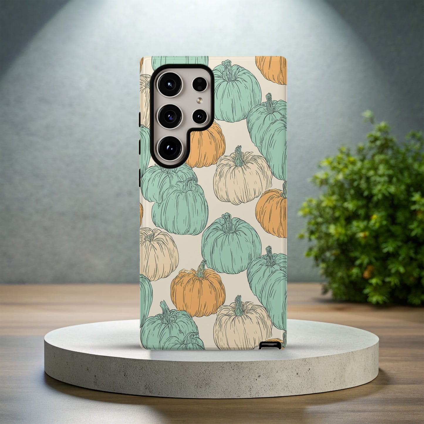 Pastel Pumpkin Patch Phone Case – Cozy Fall-Inspired Protective Case