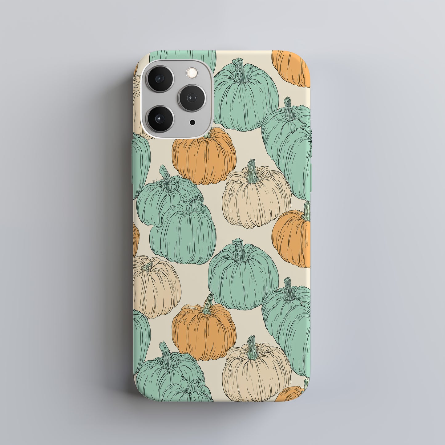 Pastel Pumpkin Patch Phone Case – Cozy Fall-Inspired Protective Case
