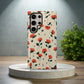 Crimson Petal Phone Case – Minimal Red Floral Protective Case