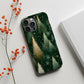 Golden Evergreen Christmas Phone Case – Festive Tree Design
