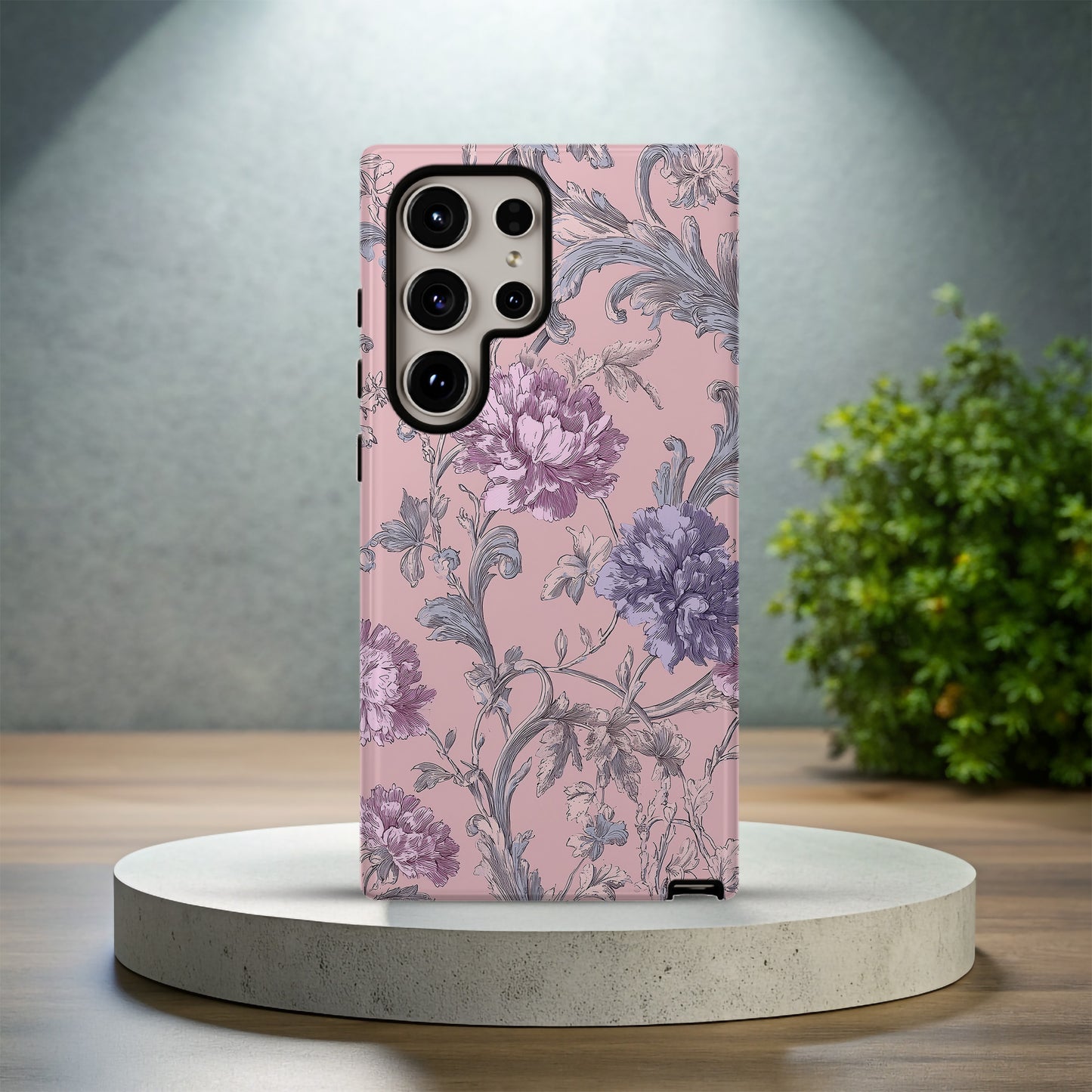 Victorian Bloom Phone Case – Elegant Vintage Floral Design