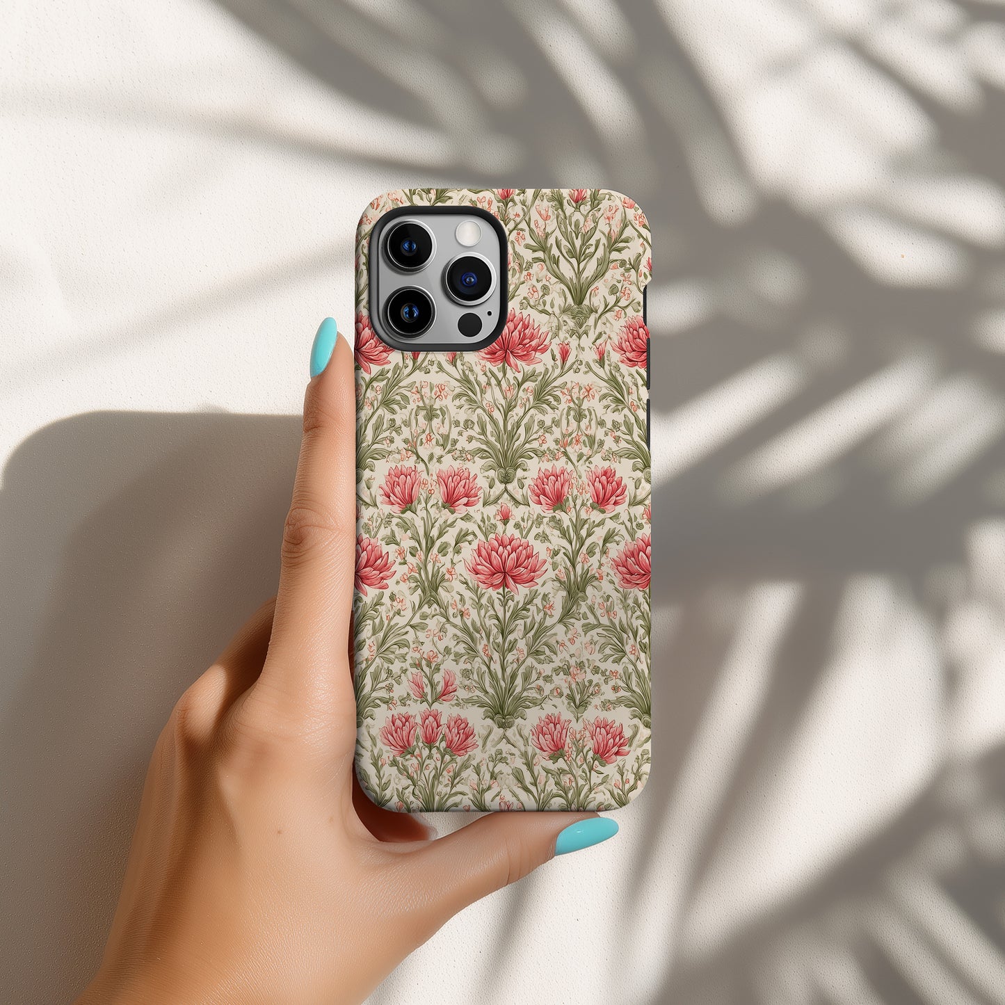 English Garden Bloom Phone Case – Vintage Floral Protective Case