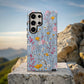 🌸 Wildflower Meadow Protective Phone Case – Blue Floral Elegance 🌼