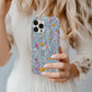 🌸 Wildflower Meadow Protective Phone Case – Blue Floral Elegance 🌼