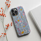 🌸 Wildflower Meadow Protective Phone Case – Blue Floral Elegance 🌼