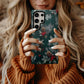 🌲 Winter Pine & Berry Protective Phone Case – Classic Holiday Forest Edition ❄️