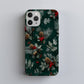 🌲 Winter Pine & Berry Protective Phone Case – Classic Holiday Forest Edition ❄️