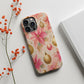 🎀 Pink & Gold Holiday Glow Protective Phone Case – Luxe Christmas Edition ✨