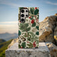 🍃 Vintage Winter Botanicals Protective Phone Case