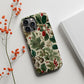 🍃 Vintage Winter Botanicals Protective Phone Case