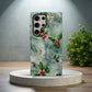 🎄 Frosted Holly Luxe Holiday Protective Phone Case