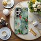 🎄 Frosted Holly Luxe Holiday Protective Phone Case