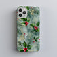 🎄 Frosted Holly Luxe Holiday Protective Phone Case
