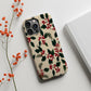 🍒 Classic Holly & Pine Protective Phone Case – Timeless Christmas Botanical Design