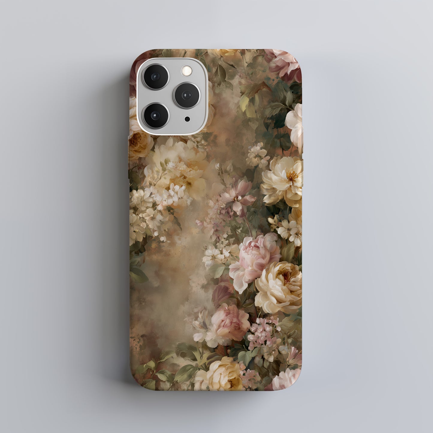 🌸 Vintage Bloom Garden Phone Case – Elegant Floral Protective Case