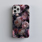 🌙 Midnight Peony Glow Phone Case – Elegant Dark Floral Protective Case