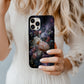 🌌 Cosmic Bloom Phone Case – Galaxy Floral Protective Case