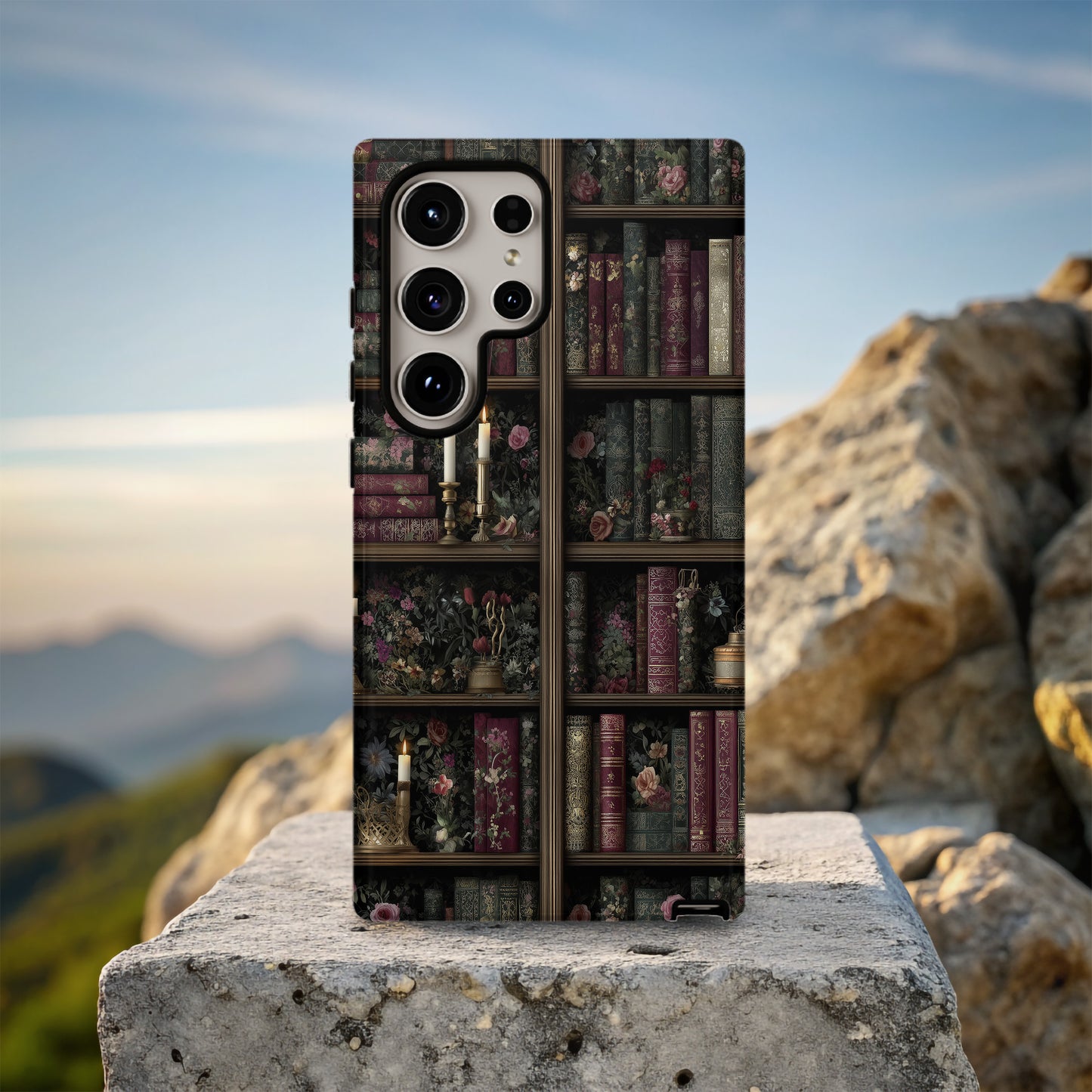 📚 Enchanted Library Vintage Books Protective Phone Case