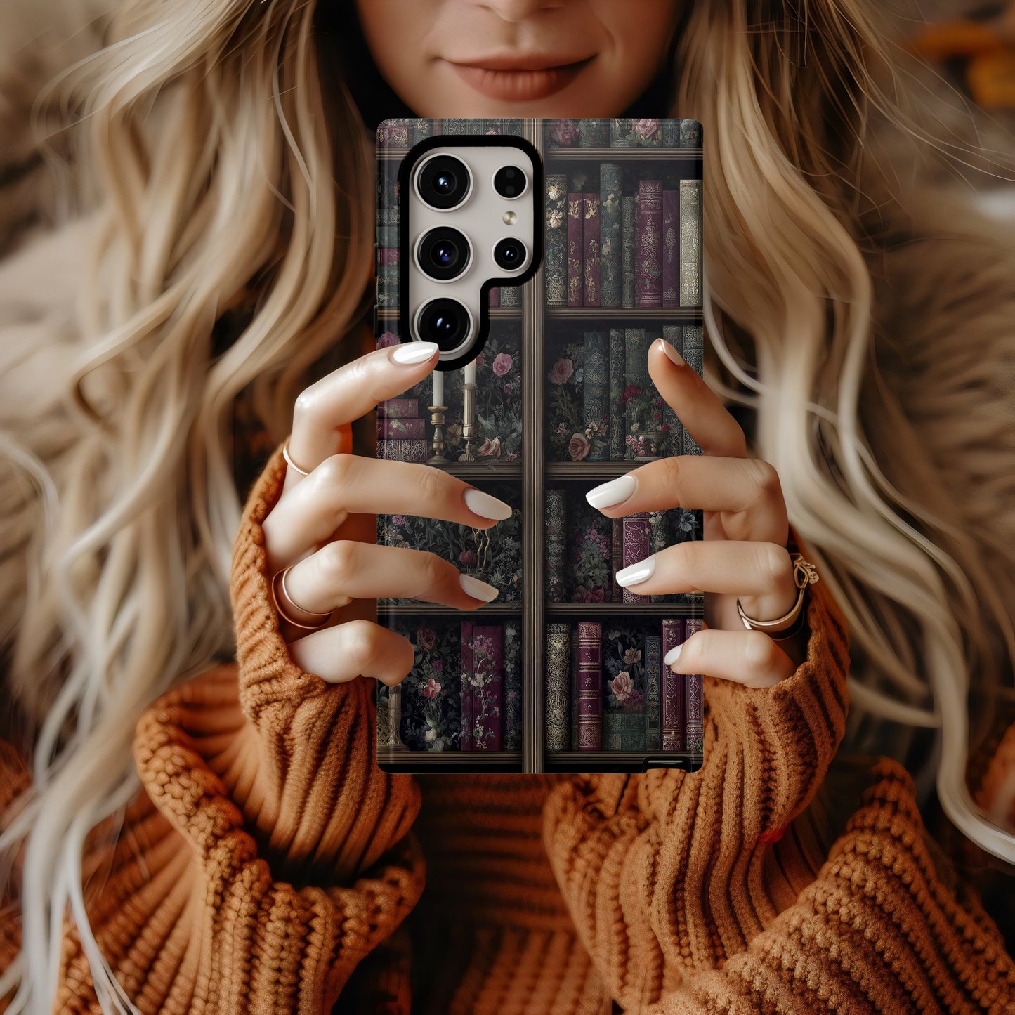 📚 Enchanted Library Vintage Books Protective Phone Case