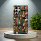 📚 Floral Antique Books Protective Phone Case