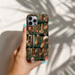 📚 Floral Antique Books Protective Phone Case