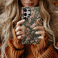 🌿 Vintage Rosewood Floral Protective Phone Case