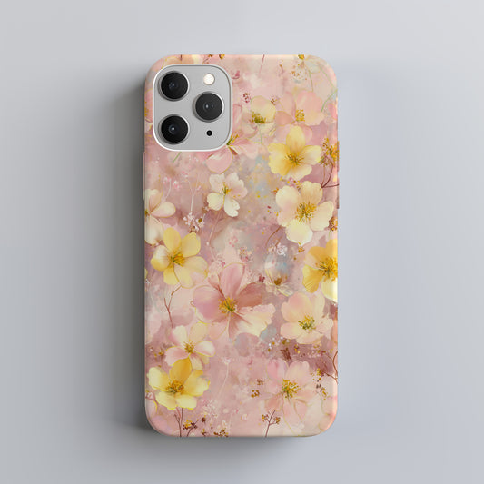 🌸 Pastel Bloom Watercolor Protective Phone Case