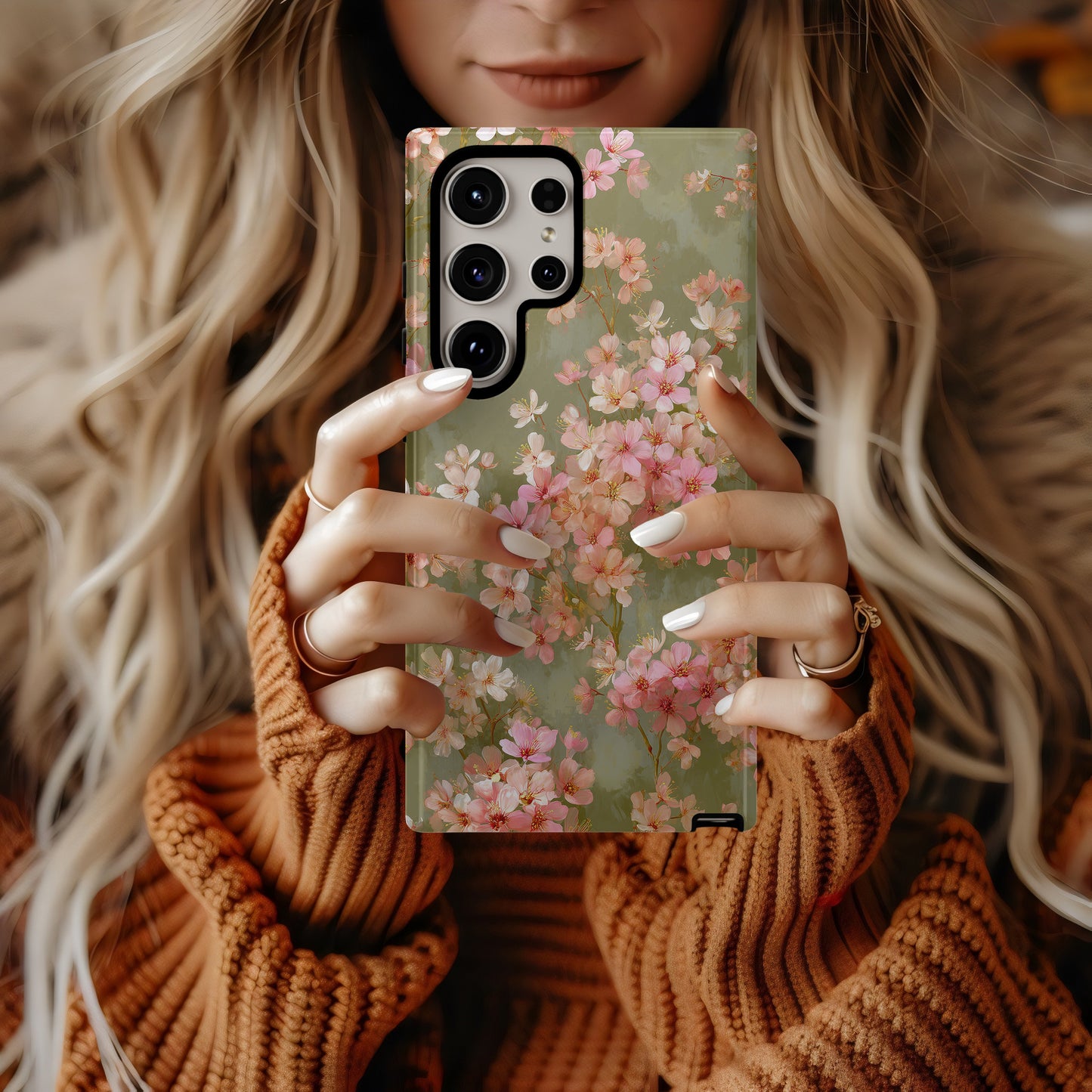 🌸 Spring Meadow Blossom Protective Phone Case