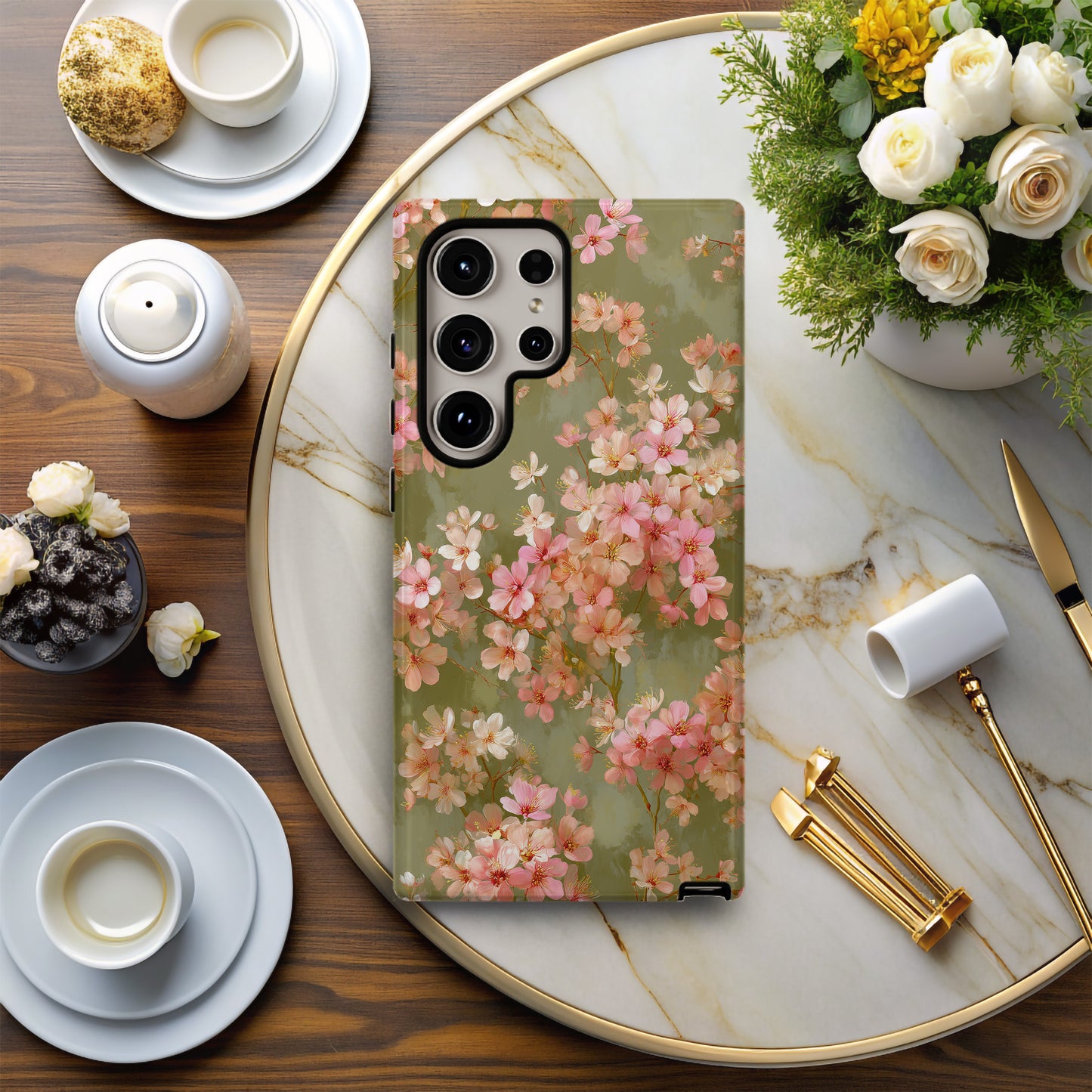 🌸 Spring Meadow Blossom Protective Phone Case