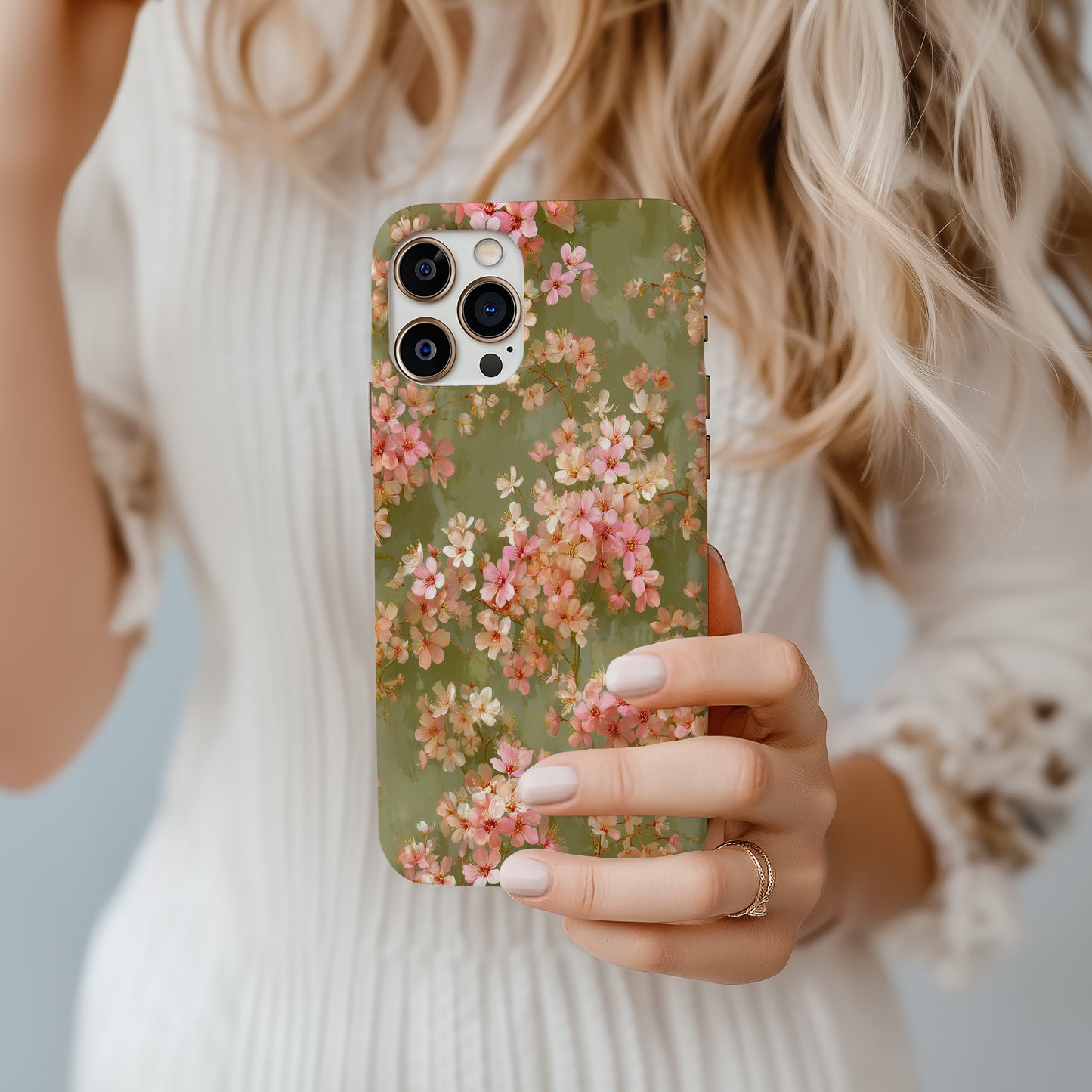 🌸 Spring Meadow Blossom Protective Phone Case