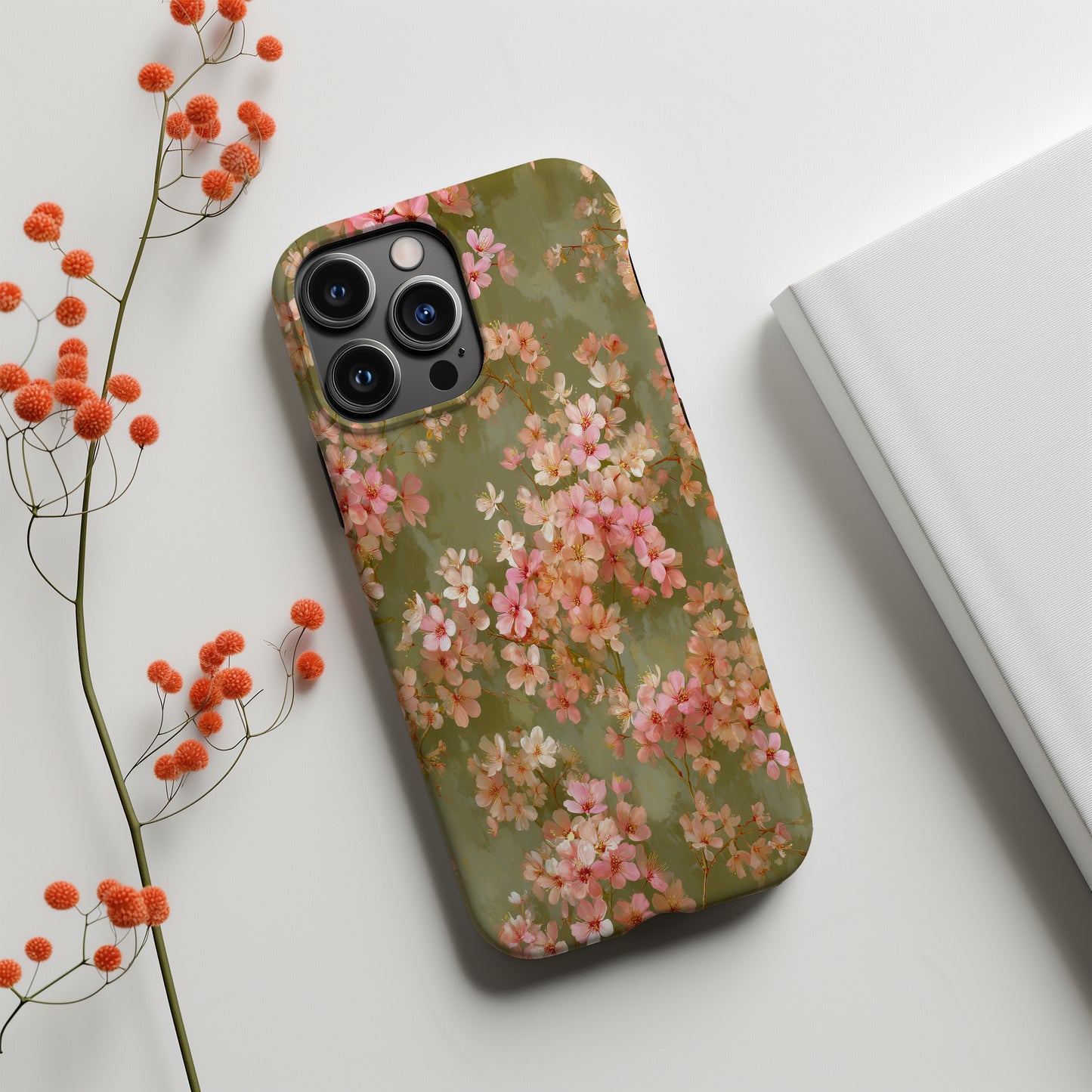 🌸 Spring Meadow Blossom Protective Phone Case