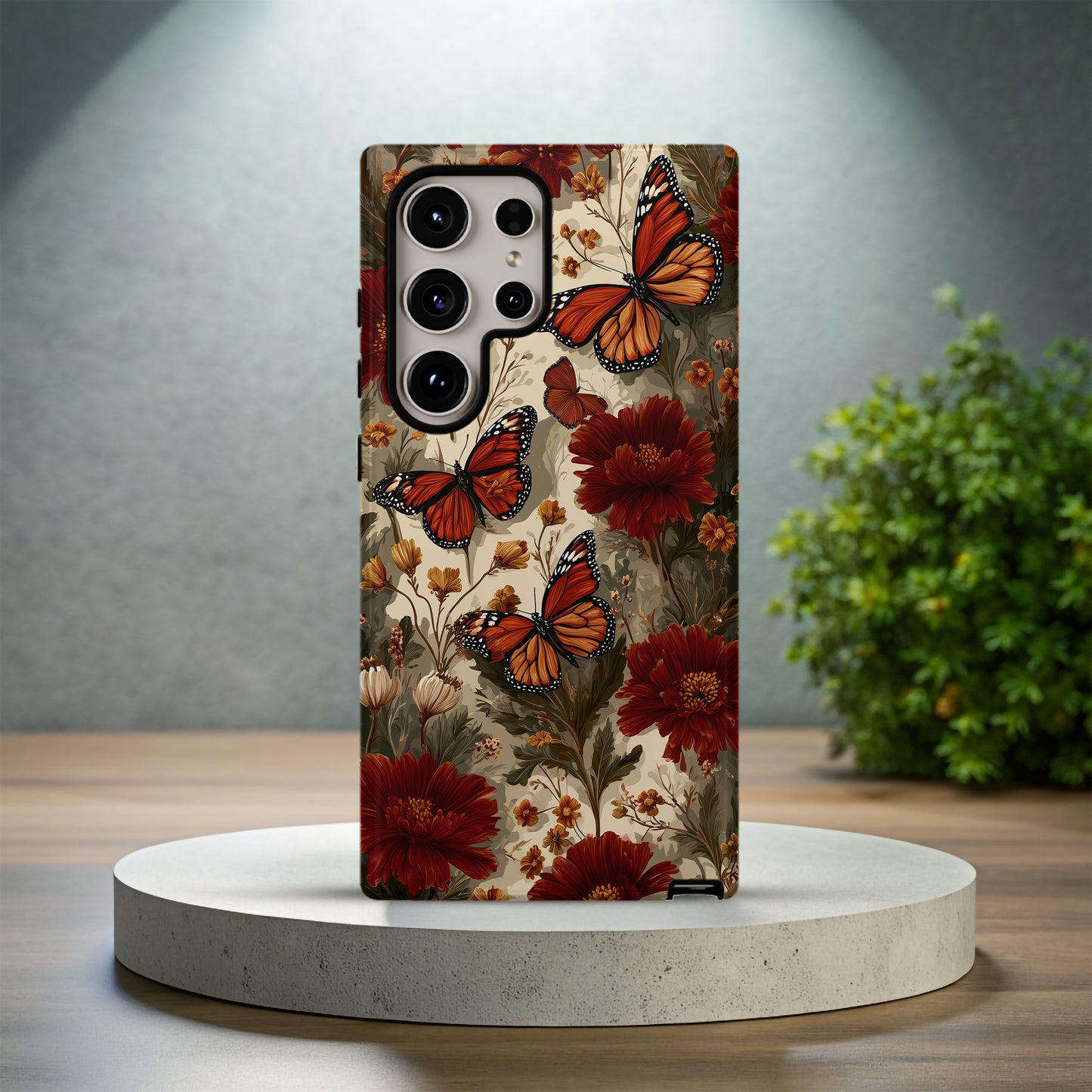 🧡 Autumn Ember Monarch Protective Phone Case