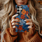 Midnight Bloom Garden – Bold Floral Protective Phone Case