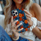 Midnight Bloom Garden – Bold Floral Protective Phone Case