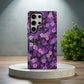 Violet Whisper Garden – Elegant Floral Protective Phone Case