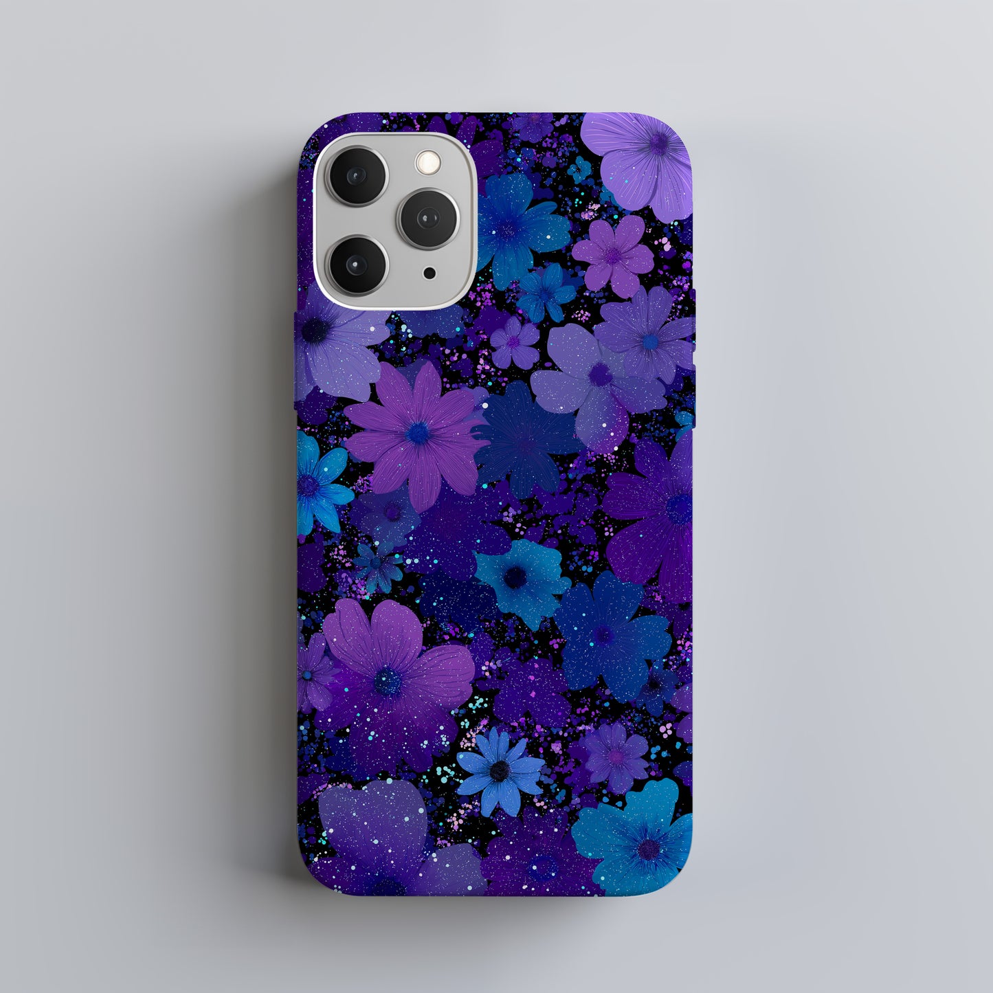 💙💜 “Cosmic Night Garden” Protective Phone Case