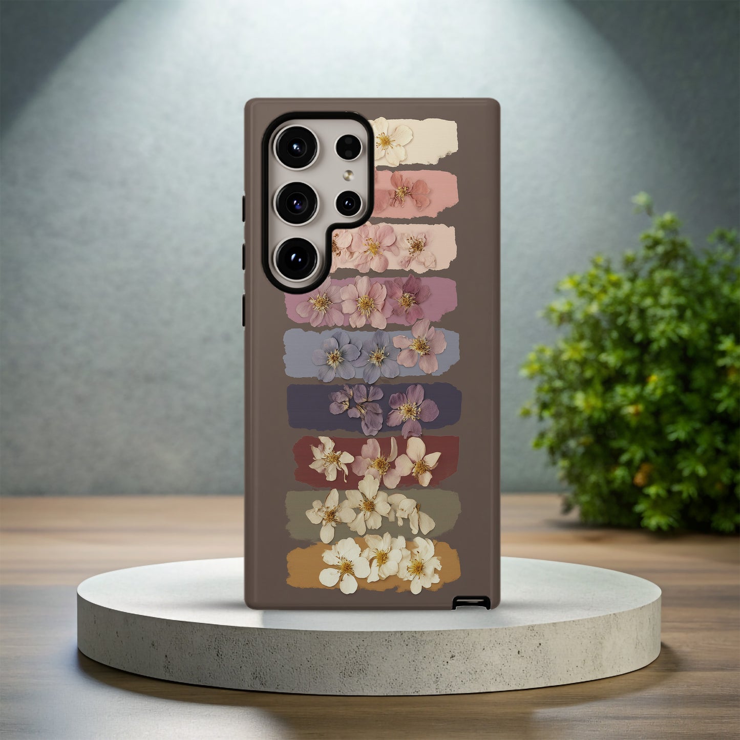 🌼 “Vintage Pressed Petal Palette” Protective Phone Case