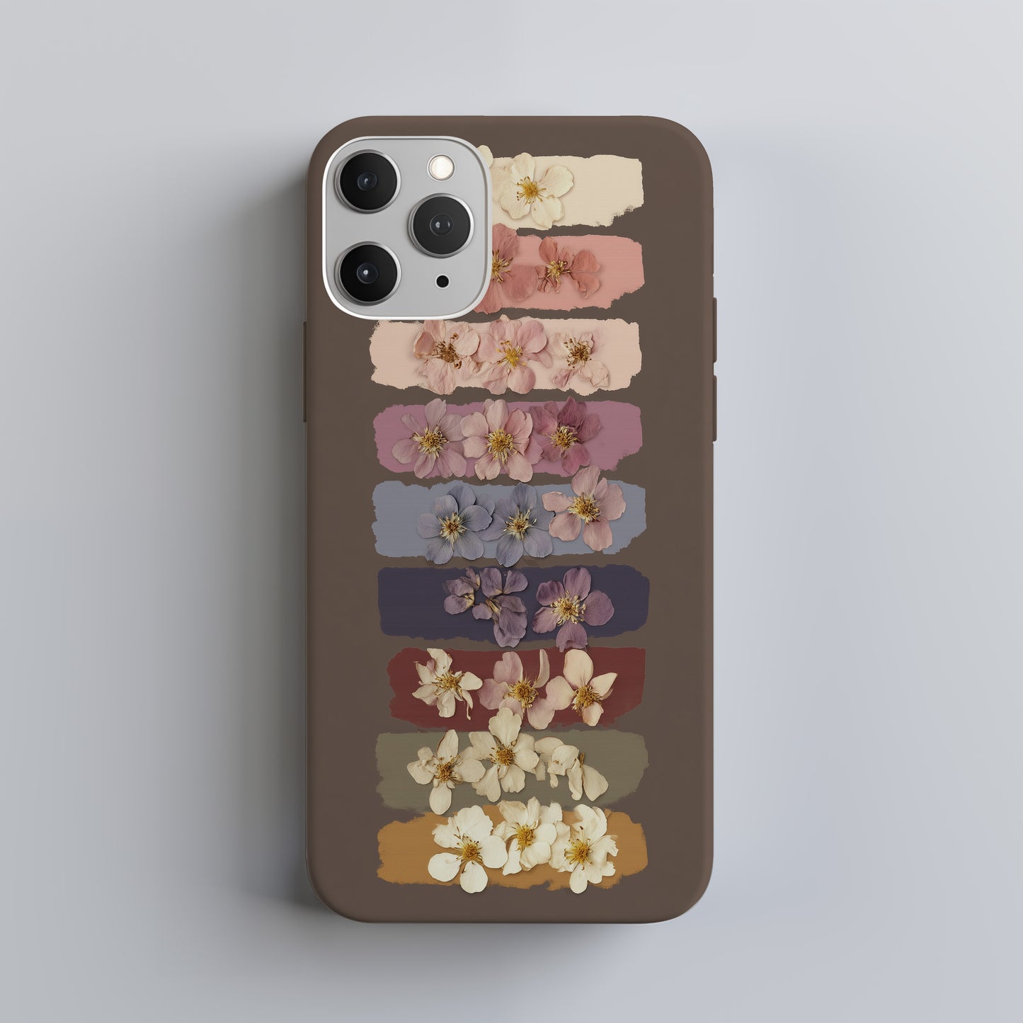 🌼 “Vintage Pressed Petal Palette” Protective Phone Case