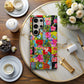 Tropical Bloom Patchwork Protective Phone Case
