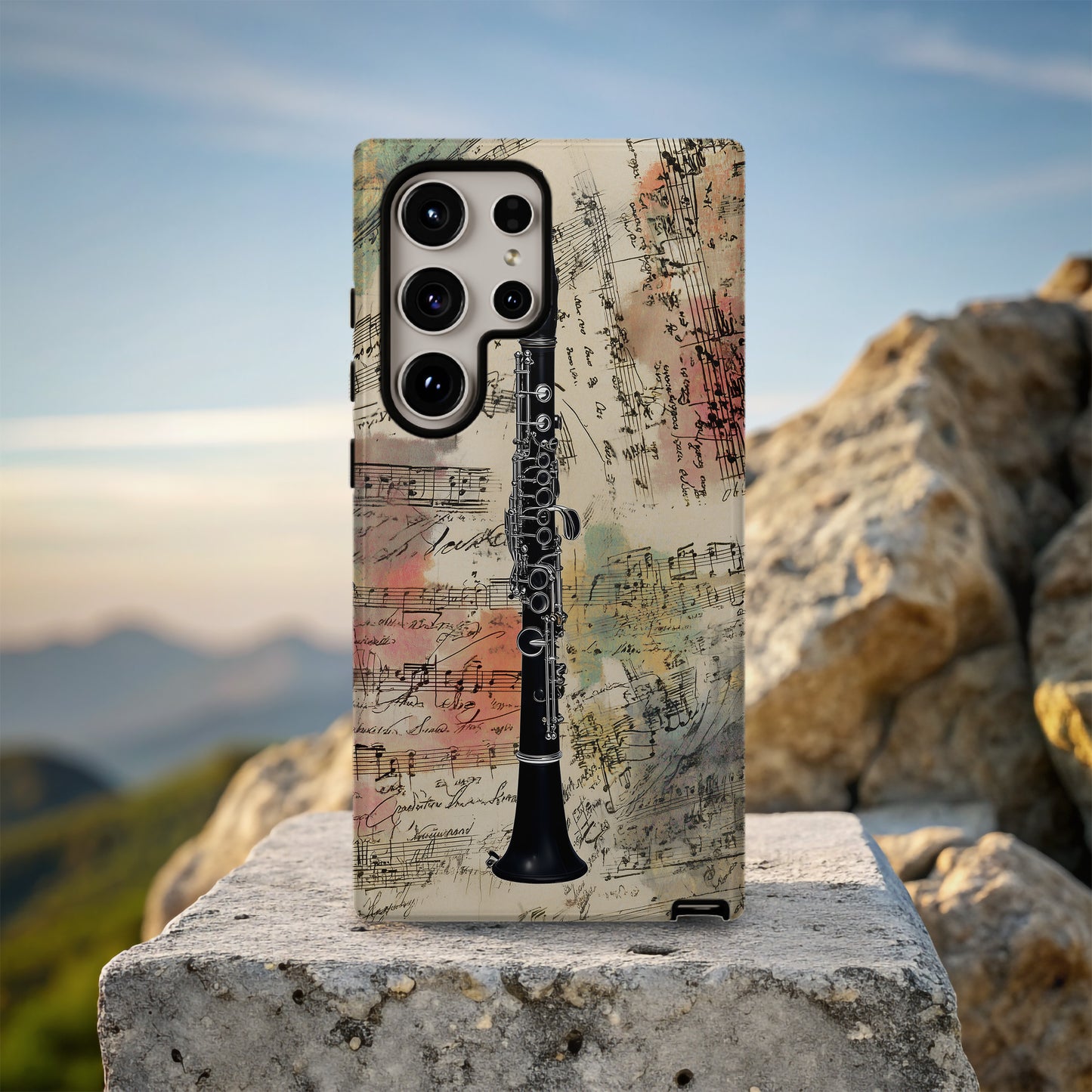 :  🎼 Vintage Clarinet Phone Case