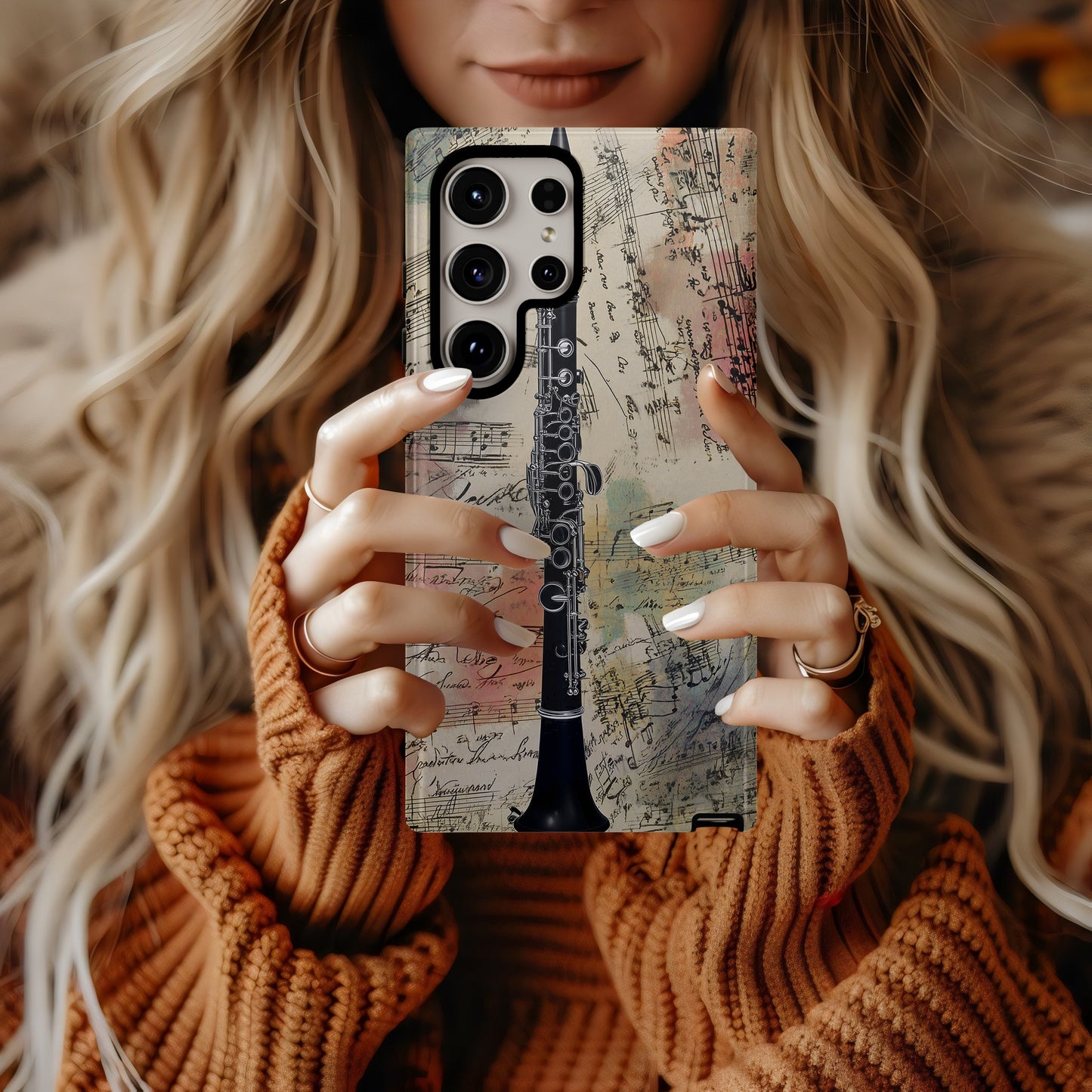 :  🎼 Vintage Clarinet Phone Case